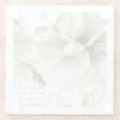 セピアフローラ感謝引用文 ガラスコースター (裏面)