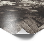 セピアフローラ フォトプリント            (角)