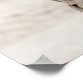 セピアブラウン馬 ポスター (角)