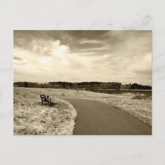 セピアベンチ ポストカード (正面)