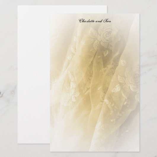 セピアボワール 便箋 (正面/裏面)