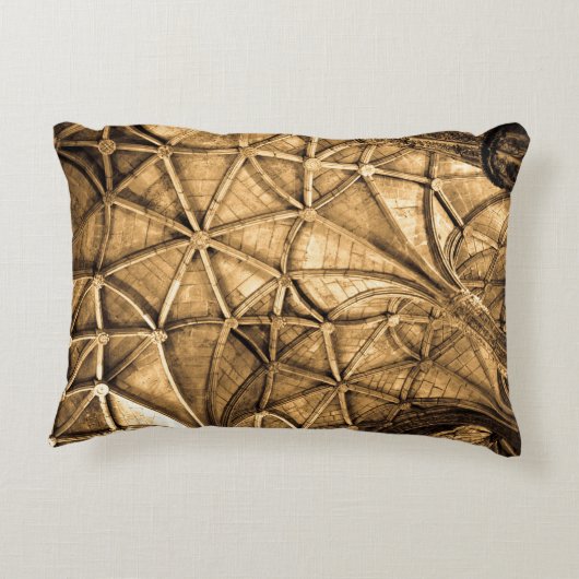 セピアポルトガルの天井 アクセントクッション (裏面)