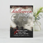 セピアムーン墓地の夢のハロウィンパーティーの招待状 招待状 (スタンド正面)