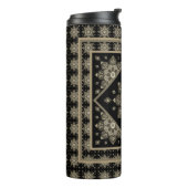 セピアメダリオンズオンブラックサーマルタンブラー タンブラー (回転左)