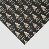 セピアモダンメリークリスマスツリー 薄葉紙 (詳細)