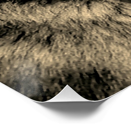 セピアユニークウやる気を起こさせるオフクリエイティブスクエア ポスター (コーナー)