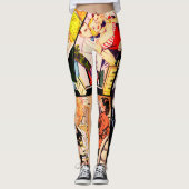 セピアロマンス漫画ブックカバージャムブルコラージュ レギンス (正面)