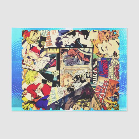 セピアロマンス漫画ブックカバージャムブルコラージュ 薄葉紙 (正面)