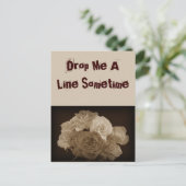 セピアローズブーケ ポストカード (スタンド正面)