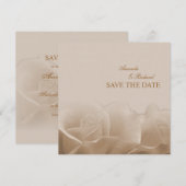 セピアローズ - 日程を保存するお知らせ セーブザデート (正面/裏面)