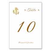 セピアヴァージン結婚メアリーのテーブル番号 テーブルナンバー (裏面)