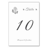 セピアヴァージン結婚メアリーのテーブル番号 テーブルナンバー (裏面)