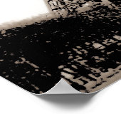 セピアヴィンテージエッフェルタワーパリトラベル ポスター (角)