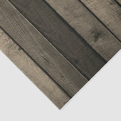 セピアヴィンテージスタイルウッドプランクティッシュペーパー 薄葉紙 (詳細)