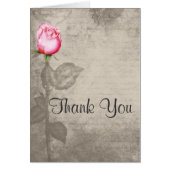 セピアヴィンテージスポットカラーピンク結婚ローズ (正面)