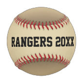 セピア上ボール付き野球コーチ 野球ボール (裏面)