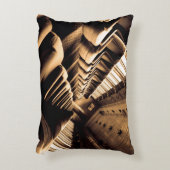 セピア列車の座席 アクセントクッション (正面(垂直))