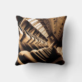 セピア列車の座席 クッション (裏面)