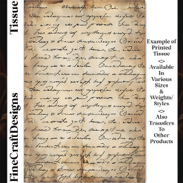 セピア古い紙エレガントの書DC8aデコページ 薄葉紙