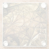 セピア天井構造 ガラスコースター (裏面)