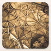 セピア天井構造 スクエアペーパーコースター (正面)