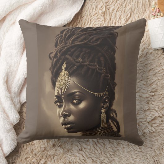 セピア族 クッション (ブランケット)