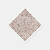 セピア水滴 スタンダードカクテルナプキン (角)