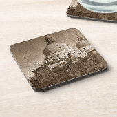 セピア紙エフェクトヴェネツィアグランドカナル コースター (左側)