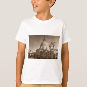 セピア紙エフェクトヴェネツィアグランドカナル Tシャツ