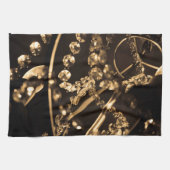 セピア結晶シャンデリア キッチンタオル (横)