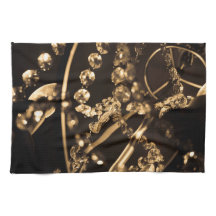 セピア結晶シャンデリア