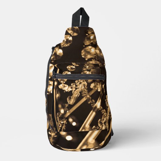 セピア結晶シャンデリア スリングバッグ (正面)