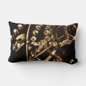 セピア結晶シャンデリア ランバークッション (裏面)