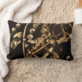 セピア結晶シャンデリア ランバークッション (ブランケット)