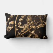 セピア結晶シャンデリア ランバークッション (正面)