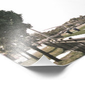 セピア色のシカゴ公園 フォトプリント            (角)