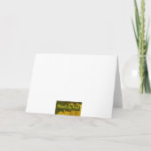 セピア色のビーチの誕生日 カード (裏面)