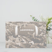 セピア色のフットボール 便箋 (スタンド正面)