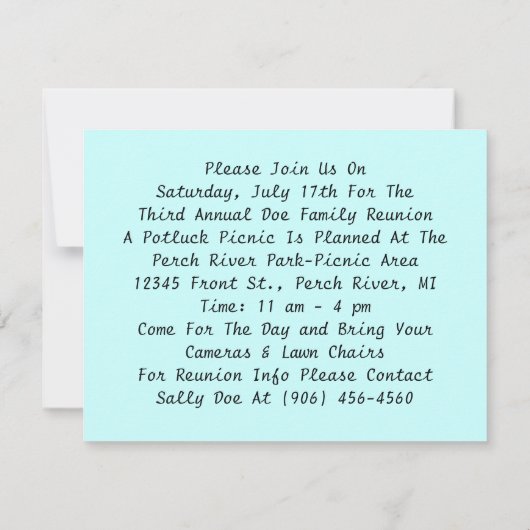 セピア色の懇親会の招待状のレトロのヴィンテージ家族 招待状 (裏面)