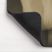 セピア色の調子の独身のなチューリップの花のmousepadのギフト マウスパッド (コーナー)