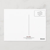 セピア色の調子(郵便はがき)のMendhi手のHenna ポストカード (裏面)