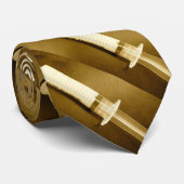 セピア色のPROPOFOLのタイ ネクタイ (ロール)