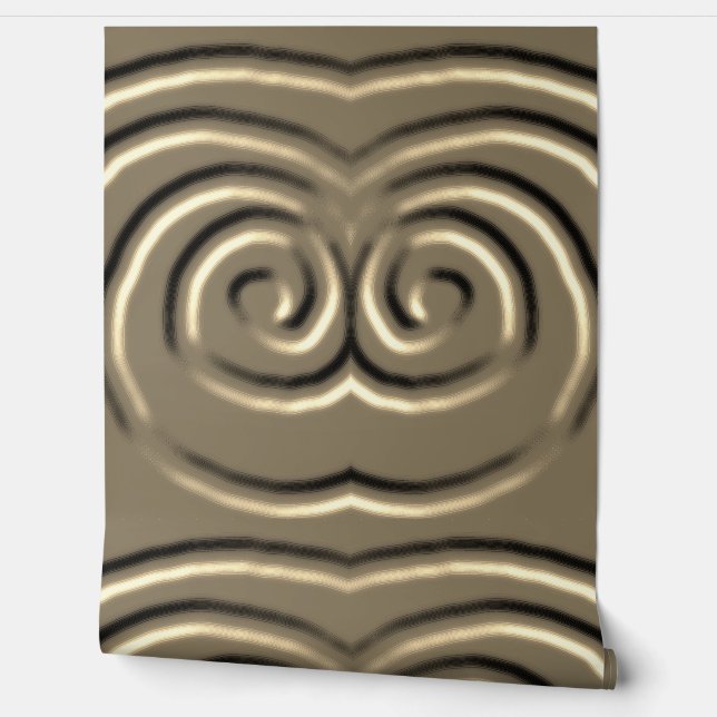 セピア色エンボスアート"Ratti_クリエイティブ_Arts" 壁紙 (ほどく)