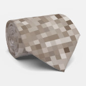 セピア色ピクセル ネクタイ (ロール)