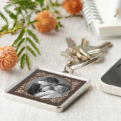 セピア色フレーム キーホルダー (側面)