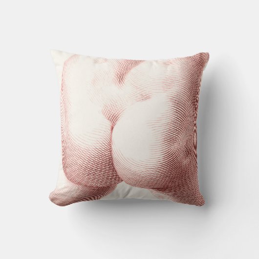 セピア芸術的ボトム装飾用クッション クッション (正面)