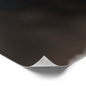 セピア茶色がかったトーンバスケットボールのアートワークのポスター ポスター (角)