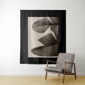 セピア葉のバナナツリー タペストリー (インサイチュ)