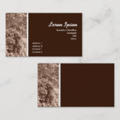 セピア葉 名刺 (正面/裏面)