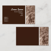セピア葉II 名刺 (正面/裏面)